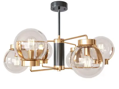 Eurosvet Creek chandelier 3D model