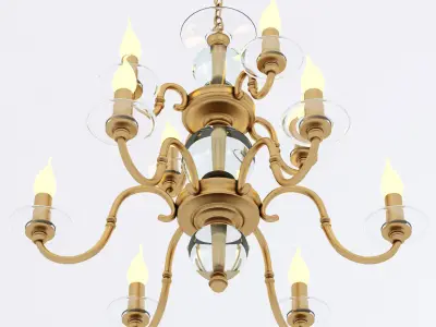 Lustrarte etrusca chandelier 3D model