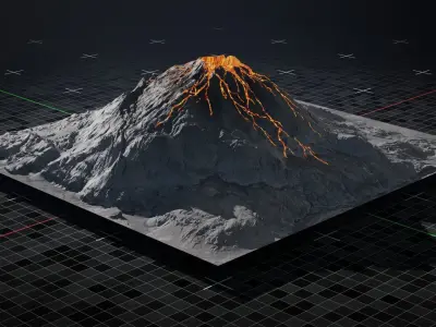 Volcano Version 1 3D model