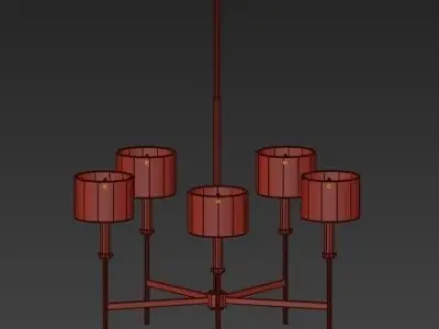 Ferrara chandelier 3D model