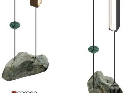 Milky Way Floor-to-ceiling Column 3D model