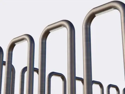 Sci-fi fences series 3D model