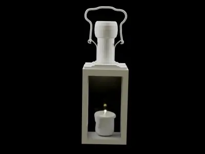  Old hand lamp 3D print model
