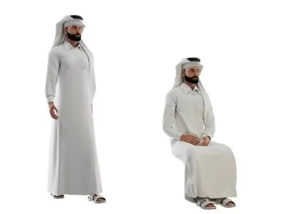  Qatari Arab Man 