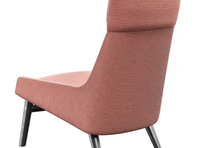 wendelbo armchair Low-poly 3D model