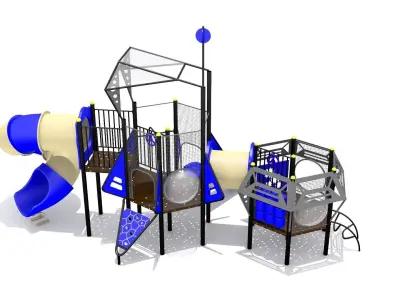 Ufo Playground Low-poly 3D model