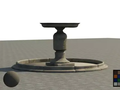 Fountain Stone Free 3D model