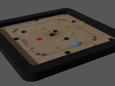 Carrom Board Free 3D model