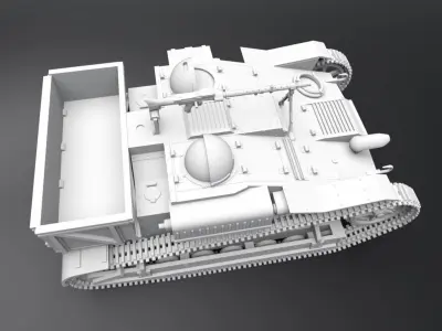 Renault UE Scale model 3D print model