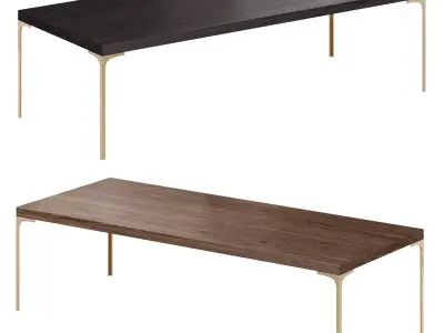 Dining Table BRONX by cazarina 3D model