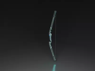 Sci Fi Bow Low-poly 3D model purchase