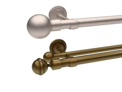 Curtain Rods No3 3D model