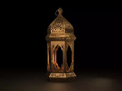 Ramadan lantern fanoos 3D model