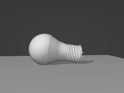 Realistic bulb 3d modal FBX Low-poly 3D model