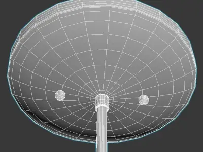 Milk glass hive 3D model