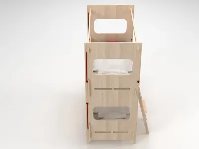 Bunk Bed 3D model