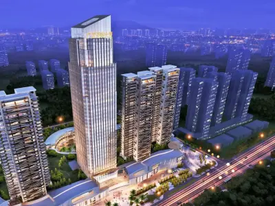 Mixed-Use Skyscraper Complex 3D model