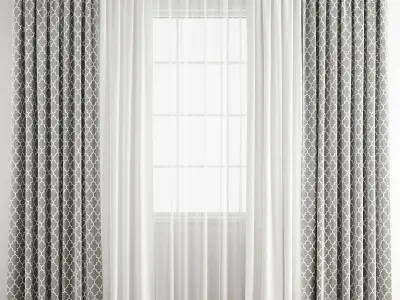 Curtain 355 3D model