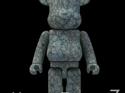Stone Bear Brick 3D model