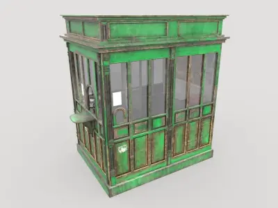 Ticket Office 3D model