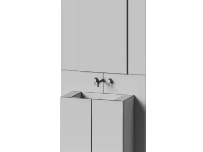 Bathroom set 27 3D model