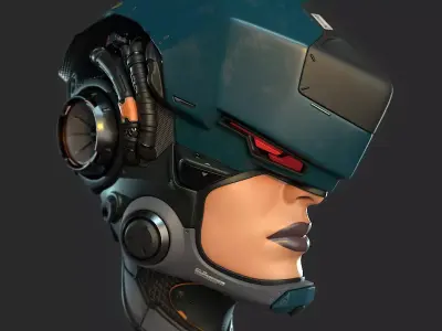 Helmet 03 02 3D model