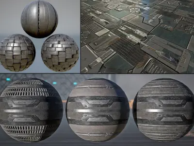  sci fi Textures - Cyberpunk - PBR Texture