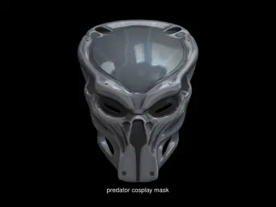 Predator cosplay masks 3D prints 3D Model Pack