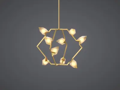 Bec Brittain Seed Chandelier 01 3D model