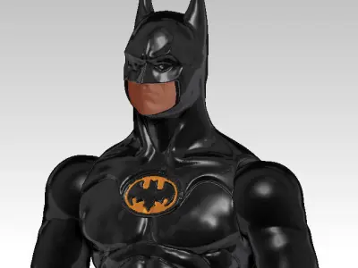 Batman Michael Keaton articulated  action figure 3D model