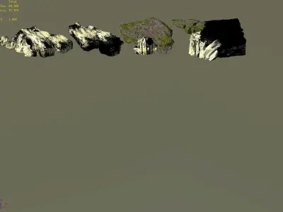 Explore the mountains - Rock 026 3D model