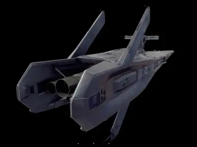spaceship b05 3D model