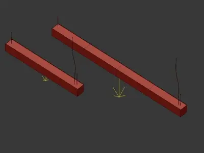 Wave and Line Hanging Lamps by Forstlight 3D model