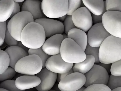 Gravel Low decorative n3 3D model