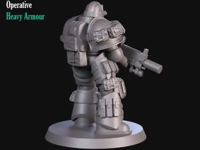 Sci fi Operative 3D print model