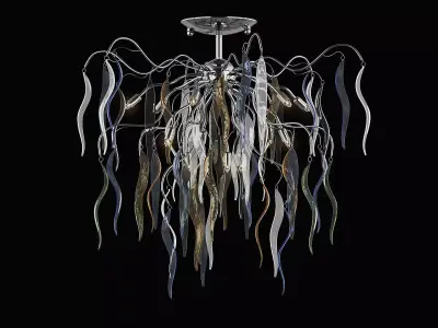 792124 Mocco Lightstar Chandelier 3D model