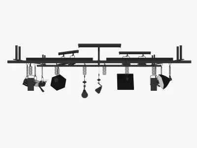 Light Ceiling Rail 3D model