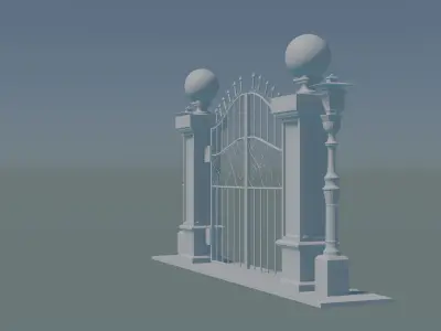 Gateway Exterior Gate 3D print model purchase