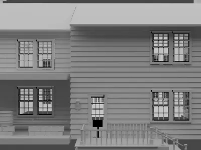 Joel house Low-poly 3D model