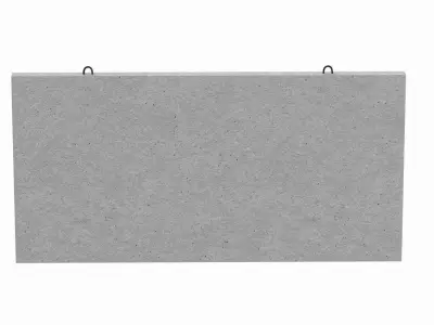 Concrete Wall Facade 3D model order