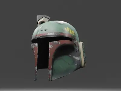 mandalorian Boba Fett Helmet 3D model