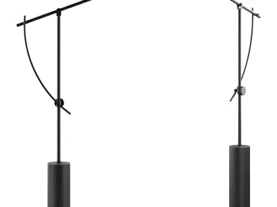 356 lighting fixtures 28 Northern Balancer floor lamp by Yuue 3D model
