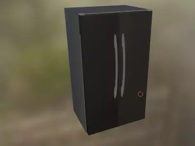 Fridge  Low-poly 3D model