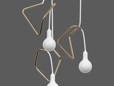 Floor lamp collections 3D model