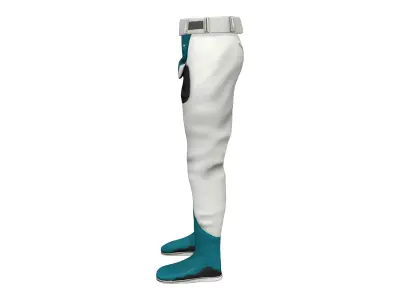 Sci-fi Pants With Shoes Low-poly 3D model