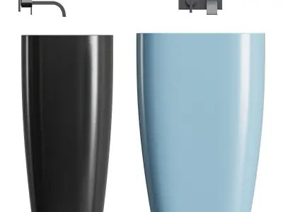 MILK Washbasin NIC DESIGN 3D model