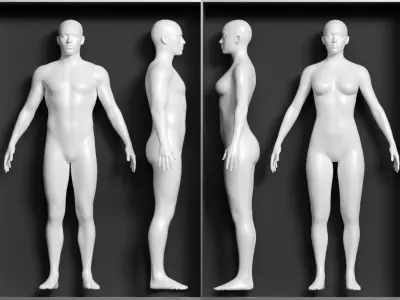 Tattoo Artist Body Pack 3D model