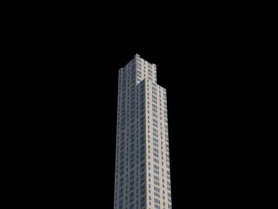 520 Park Ave - NYC Low-poly 3D model