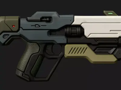 Pistol Sci Fi A141984 3D model