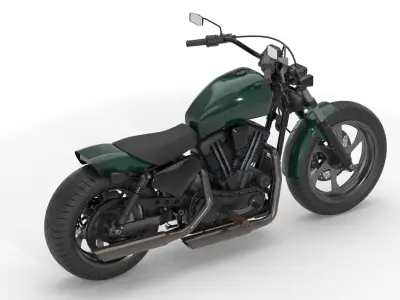 Generic Motorcycle 04 3D model